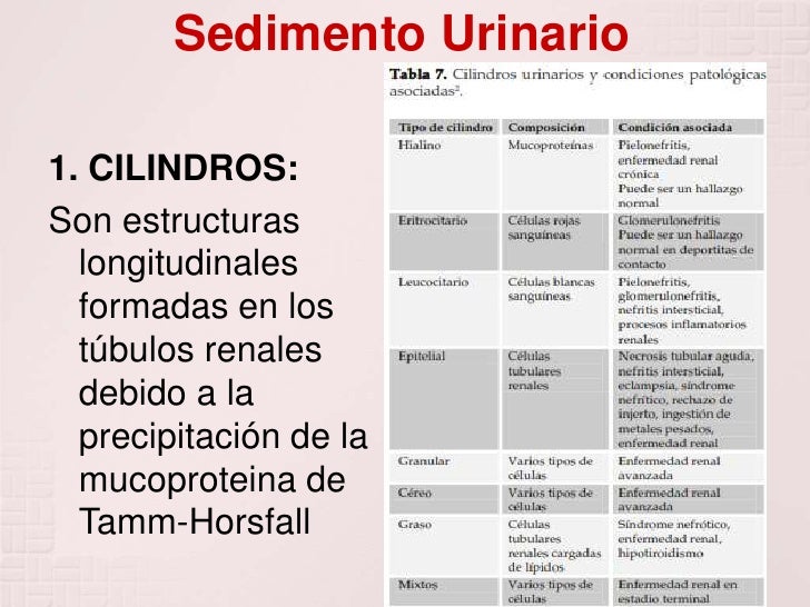 interpretacion del uroanalisis